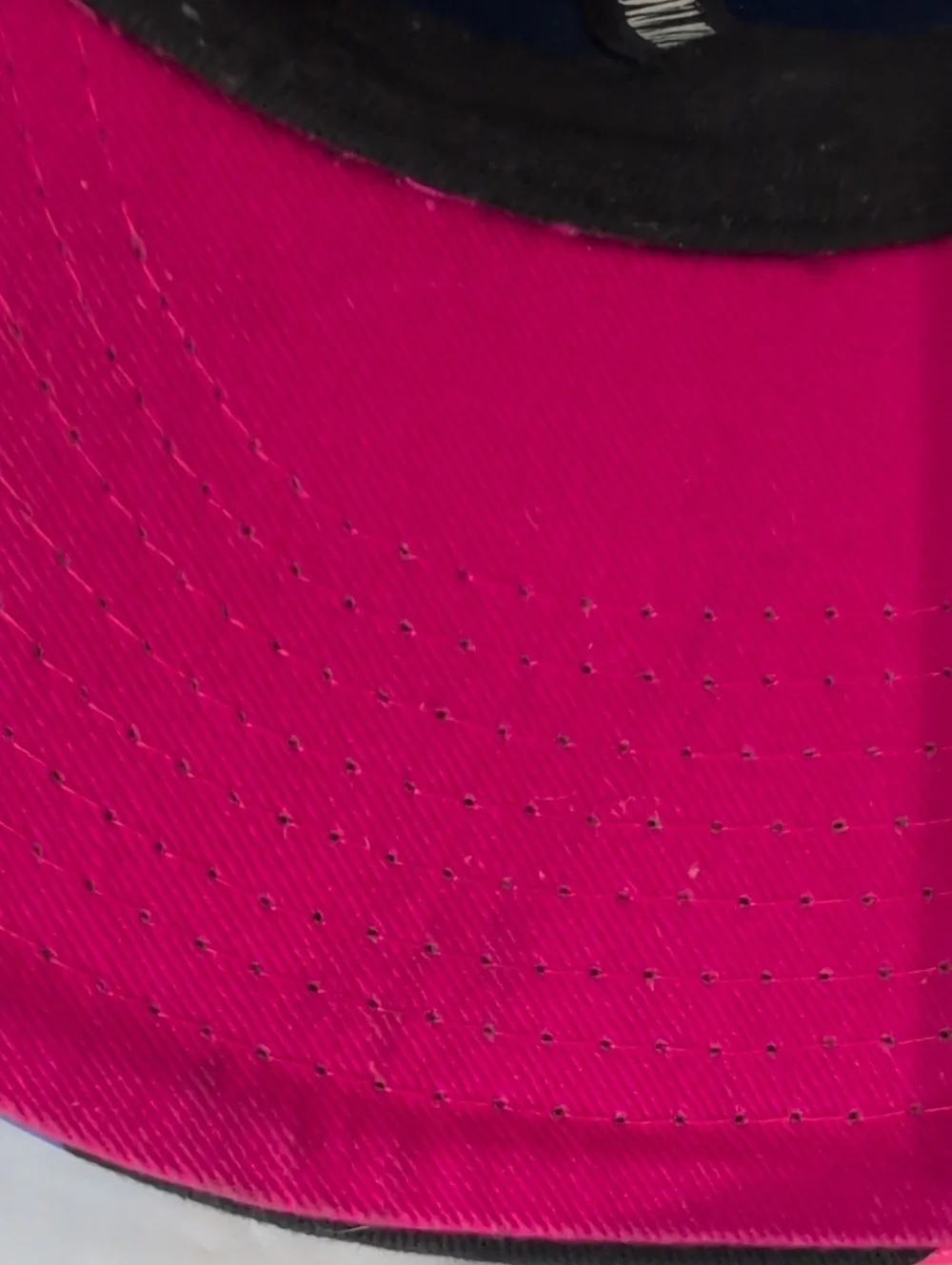 RARE VTG YUMS Swirls Blue, Black & Pink Smiley Snapback Hat